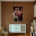 Kundbild Revel skänk bredd 125 cm - Vit / Klarglas