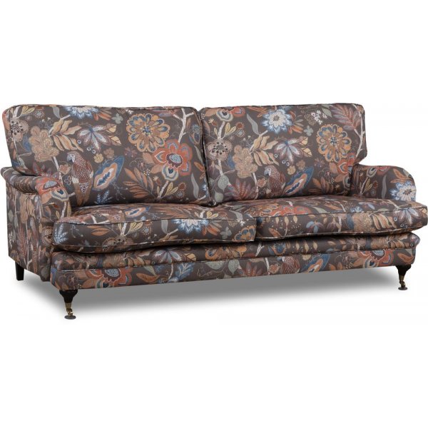 Spirit 3-sits howard soffa i blommigt tyg - Eden Parrot Brown Spirit 3-sits howard soffa i blommigt tyg - Eden Parrot Brown