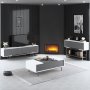 Force avlastningsbord - Antracit/vit/silver