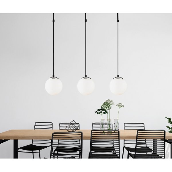 Plafonnier Ozone 6221 - Noir/blanc