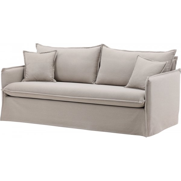 Nova 3-sits soffa - Brunt linne Nova 3-sits soffa - Brunt linne