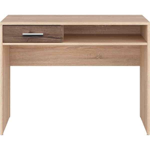 Bureau Nepo Plus 100 x 59 cm - Chne clair/chne fonc