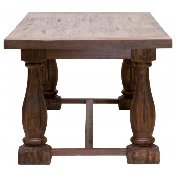Lamier brunbetsat matbord 220x100 cm - Vintage Lamier brunbetsat matbord 220x100 cm - Vintage