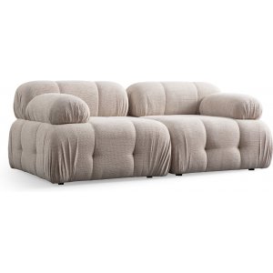 Petite 2-sits soffa - Cream