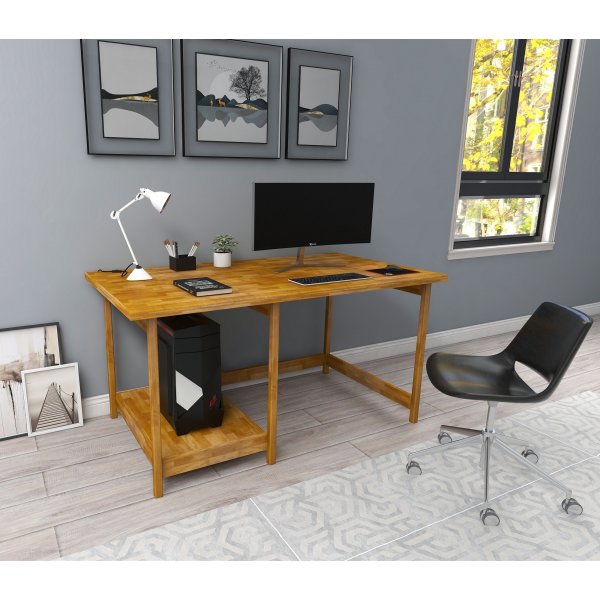 Lina skrivbord 120x55 cm - Ek Lina skrivbord 120x55 cm - Ek