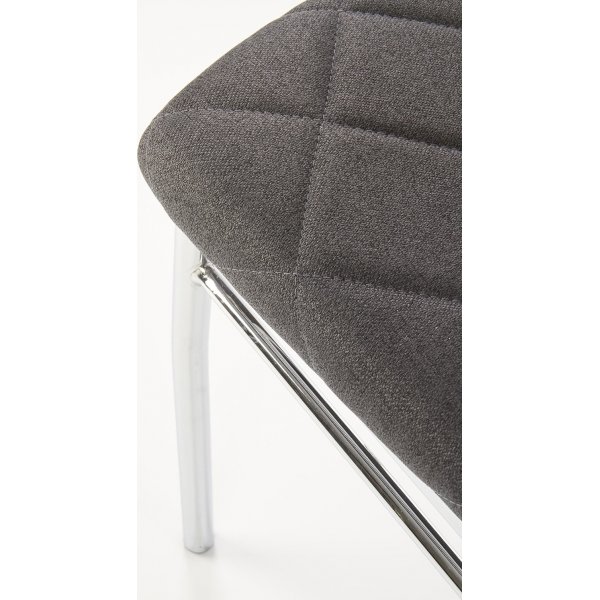 Chaise de salle  manger Claudia - Gris fonc