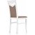 Chaise de salle  manger Mlanie - Blanc/Beige