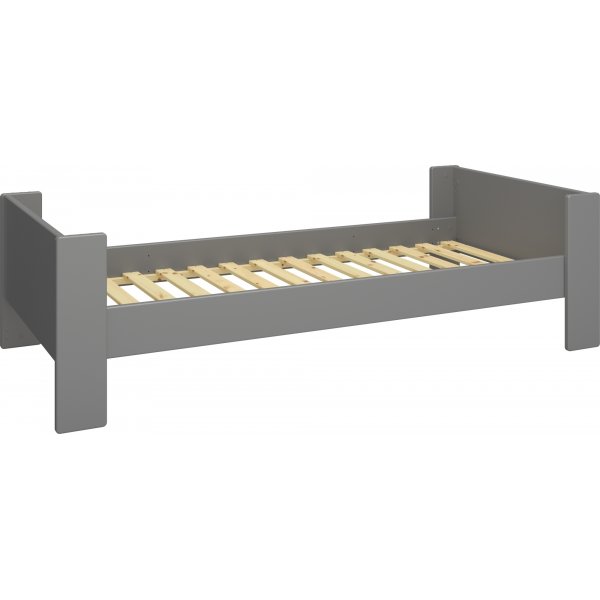 Voor kinderen eenpersoonsbed 90 x 200 cm - Grijs