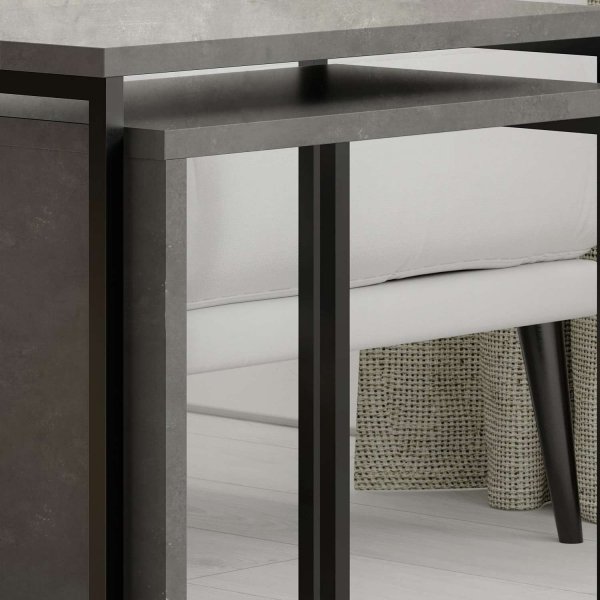 Zigosh satsbord 50 x 30 cm - Retrogrå Zigosh satsbord 50 x 30 cm - Retrogrå