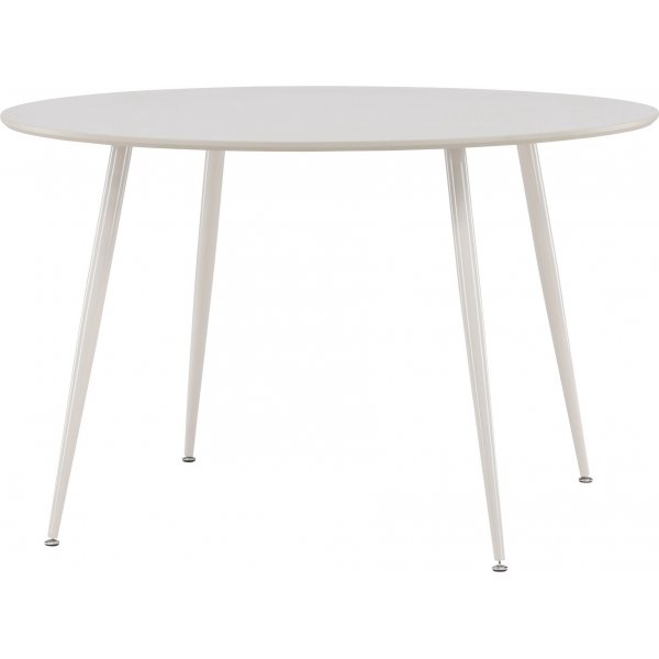 Plaza matbord 120 cm - Beige