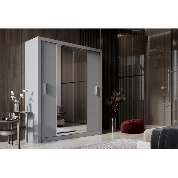 Armoire Einar 3 - Gris Armoire Einar 3 - Gris