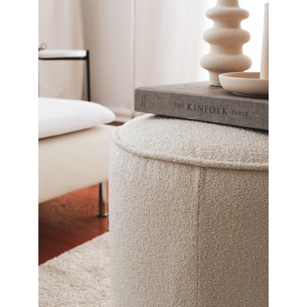 Teddy sittpuff - Cream