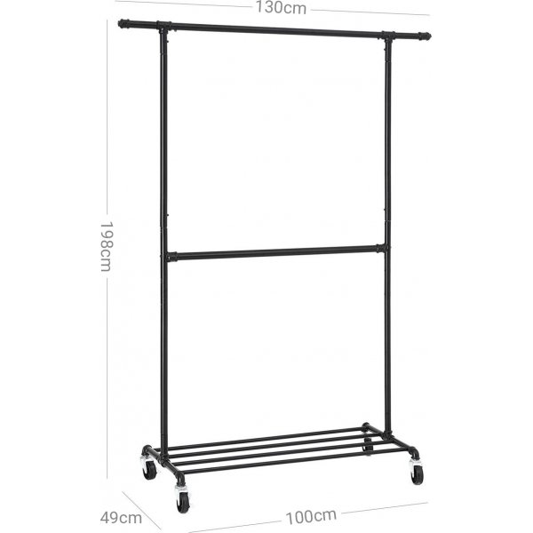 Lakej Split klädställning - Svart Lakej Split klädställning - Svart