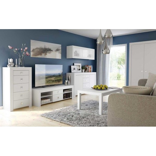 Turner soffbord - Vit