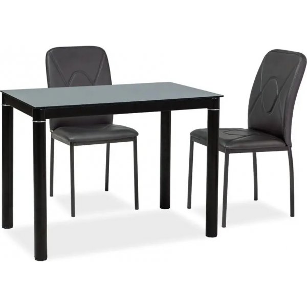 Bartlett matbord 100 cm - Svart Bartlett matbord 100 cm - Svart