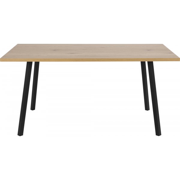 Table  manger Cenny 160 cm - Chne/noir