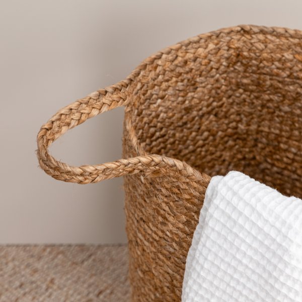 Pune korg Ø35 cm - Jute Pune korg Ø35 cm - Jute