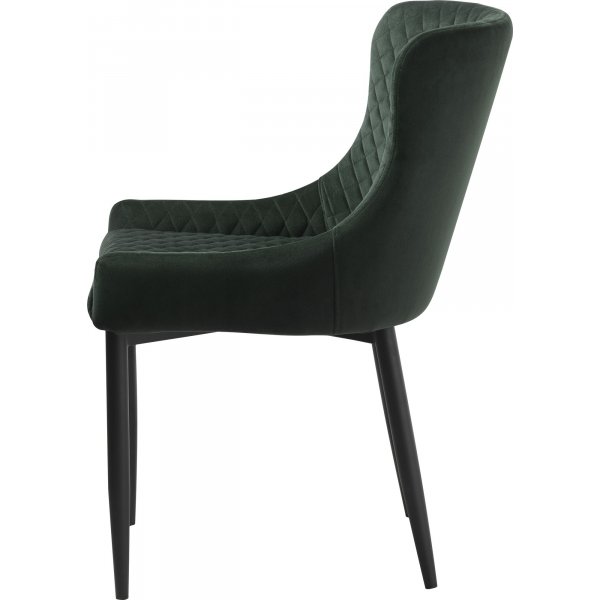Chaise Carina en velours vert olive motif losanges COPY Chaise Carina en velours vert olive motif losanges COPY