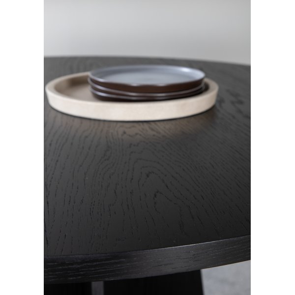 Bootcut eettafel 110 cm - Zwart