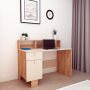 Timmermansbureau 120 x 60 cm - Grenen/beige