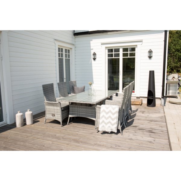 Chemine Bastian 33 cm - Noir