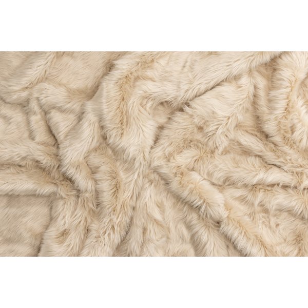 Katy fäll 230 x 160 cm - Beige fuskpäls Katy fäll 230 x 160 cm - Beige fuskpäls