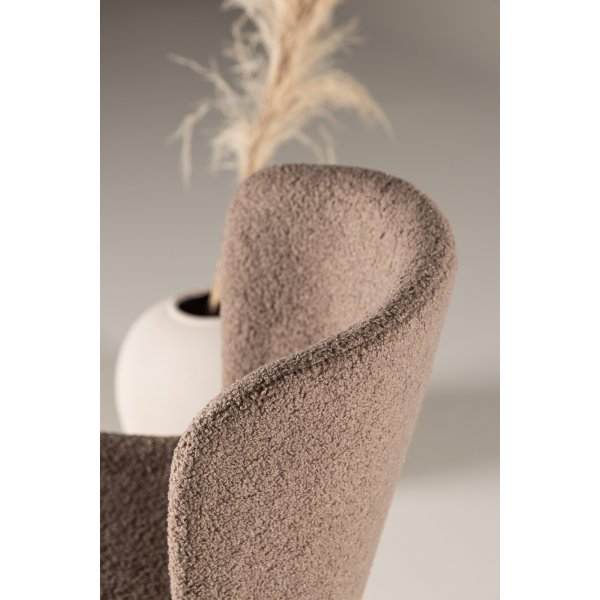 Modesto matstol - Brun boucle Modesto matstol - Brun boucle