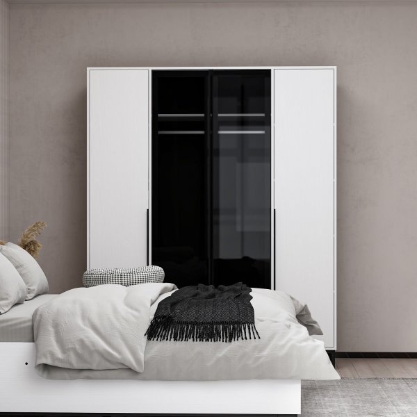 Armoire élévatrice 180 x 52 x 218 cm - Blanc Armoire élévatrice 180 x 52 x 218 cm - Blanc