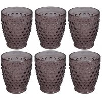 Bubbel drinkglas (lavendeltonat glas) 300ml - 6-pack Bubbel drinkglas (lavendeltonat glas) 300ml - 6-pack