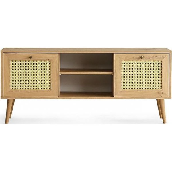Letoon mediabank 140 cm - Eiken Letoon mediabank 140 cm - Eiken