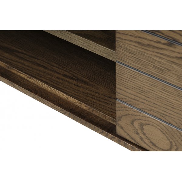 Inez tv-bänk i brunoljad ek - Bredd 180 cm Inez tv-bänk i brunoljad ek - Bredd 180 cm