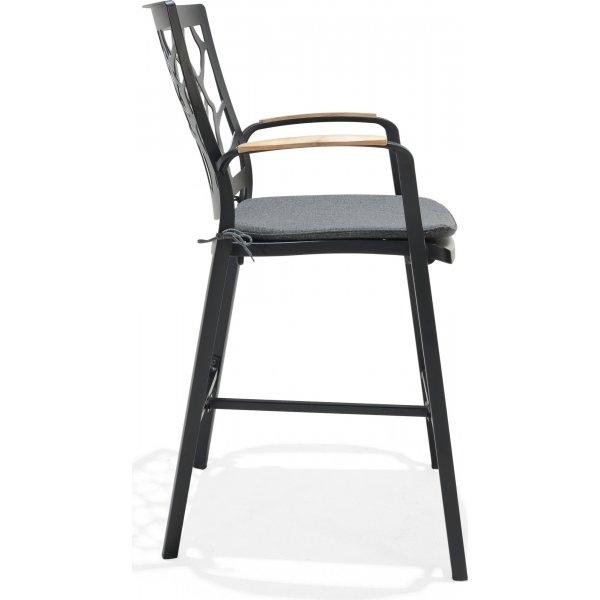 Portals lounge groep 5 - Zwart/teak Portals lounge groep 5 - Zwart/teak