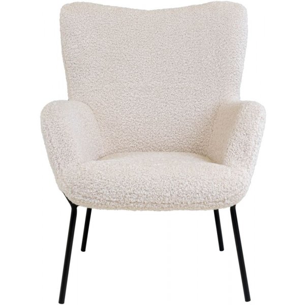 Fauteuil Glasgow - Blanc/noir Fauteuil Glasgow - Blanc/noir