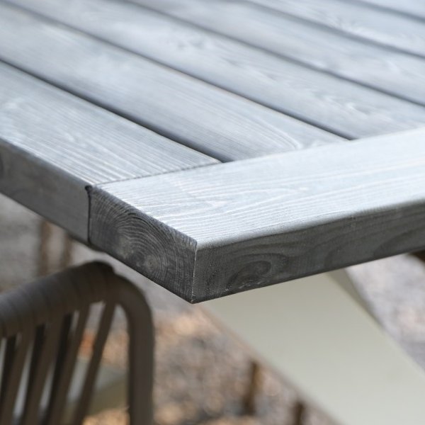 Oxford matbord 220x100 cm - Vit/grå + Textilrengöring för möbler Oxford matbord 220x100 cm - Vit/grå + Textilrengöring för möbler