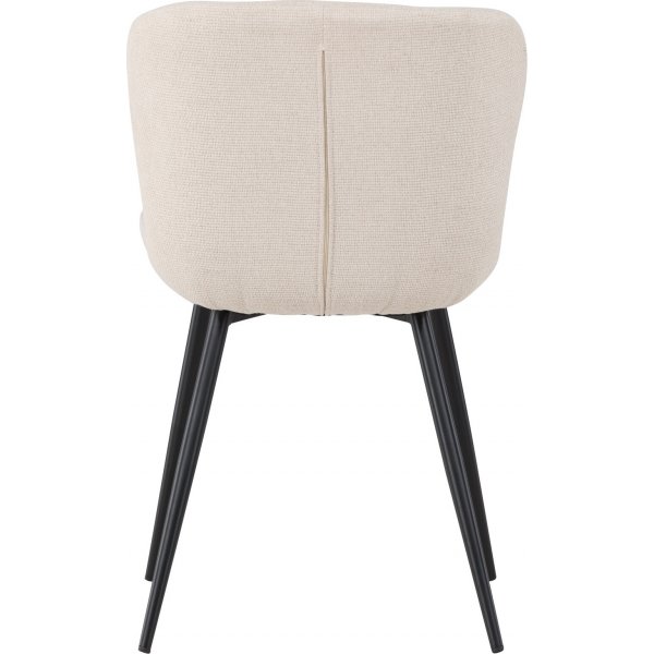 Lily matstol - Beige/Svart Lily matstol - Beige/Svart