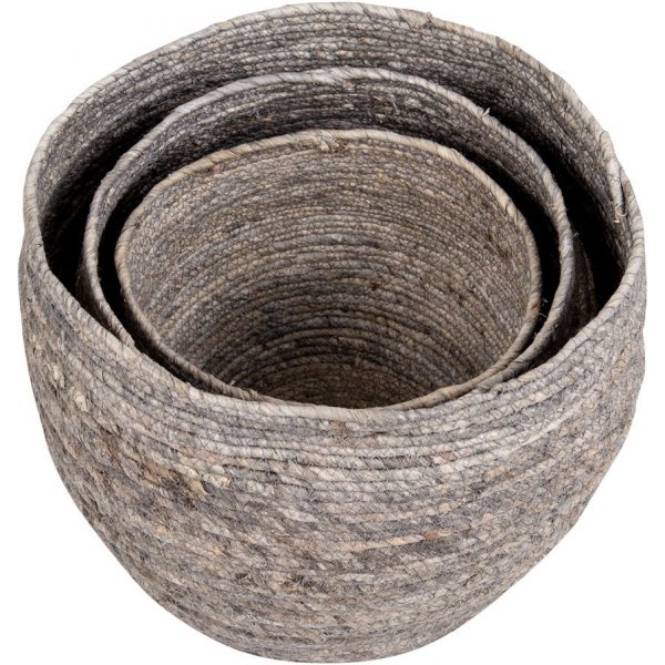 Paniers Tivoli - Gris - 3 pcs Paniers Tivoli - Gris - 3 pcs