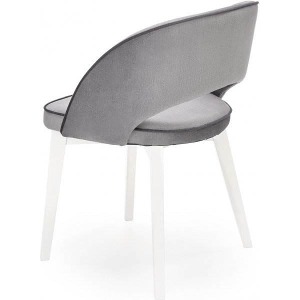 Lungo karmstol - Grå/vit Lungo karmstol - Grå/vit