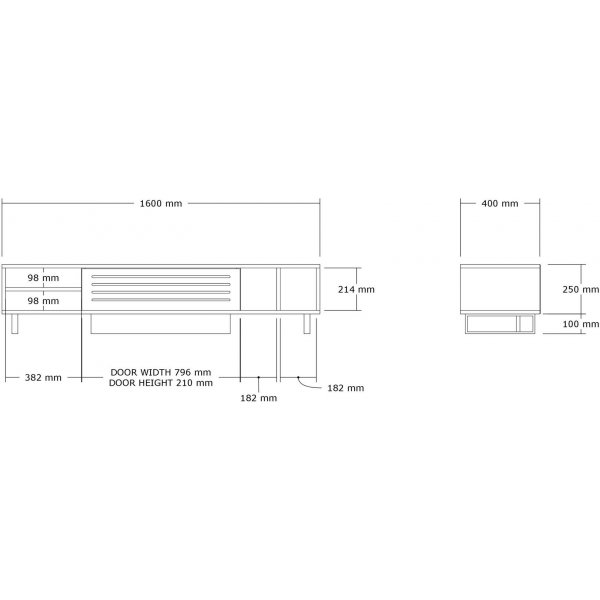 Safir TV-bnk - Freesia marmor