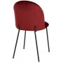 Khloe stol - Bordeaux sammet