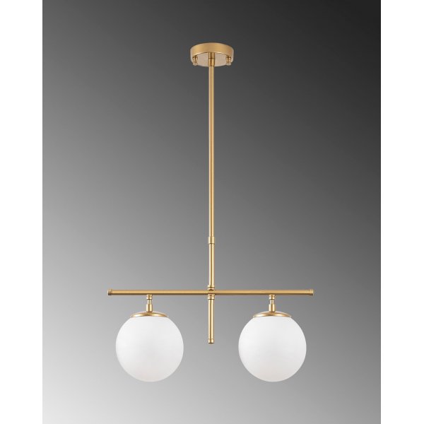 Rosy taklampa 10765 - Guld/vit Rosy taklampa 10765 - Guld/vit