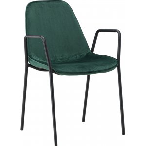 Chaise de salle  manger Kldesholmen - Noir/vert fonc