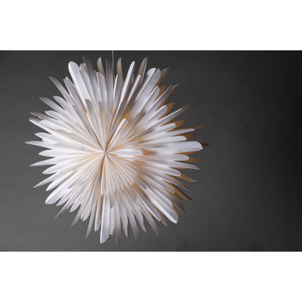 Slen adventsstjrna 80 cm - Vit