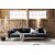 Soffa i svart microfiber 234,5 cm
