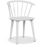 Nomi matgrupp 180 cm bord med 6 st vita Dalsland Pinnstolar med karm + Flckborttagare fr mbler