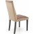 Chaise de salle  manger chin - Velours beige/noir