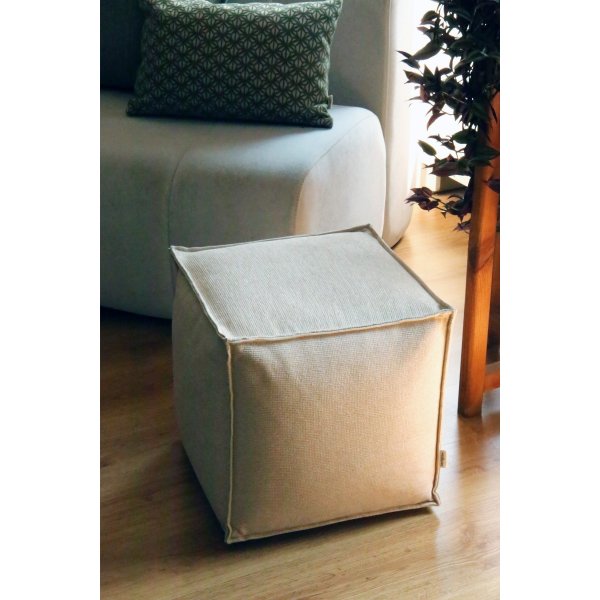 Pouf en alun - Beige Pouf en alun - Beige