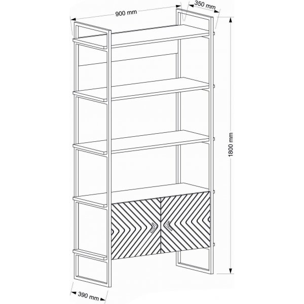 Scala bokhylla - Valn�t