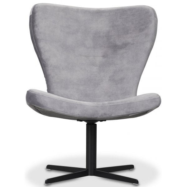 Spekeröd designfåtölj - Ljusgrå (Sammet) Spekeröd designfåtölj - Ljusgrå (Sammet)