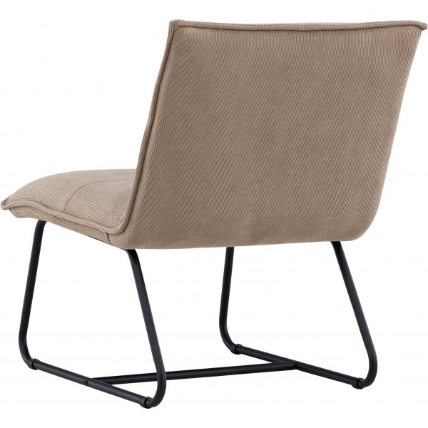 Madison loungestol - Brun manchester/svart Madison loungestol - Brun manchester/svart