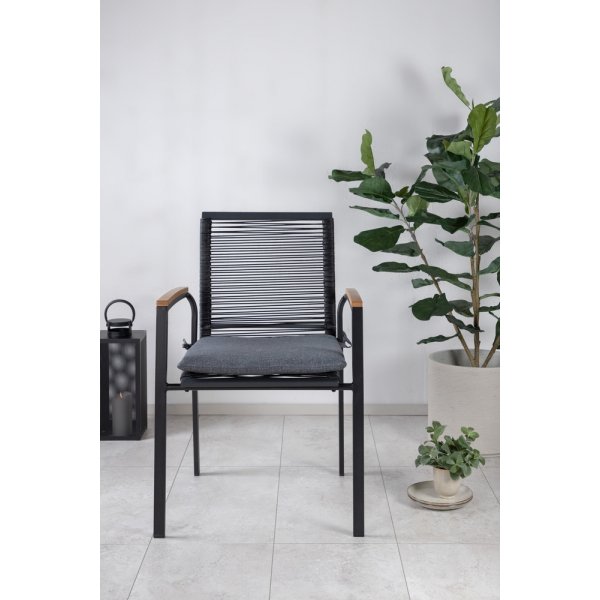 Dallas eetkamerstoel - Zwart Dallas eetkamerstoel - Zwart